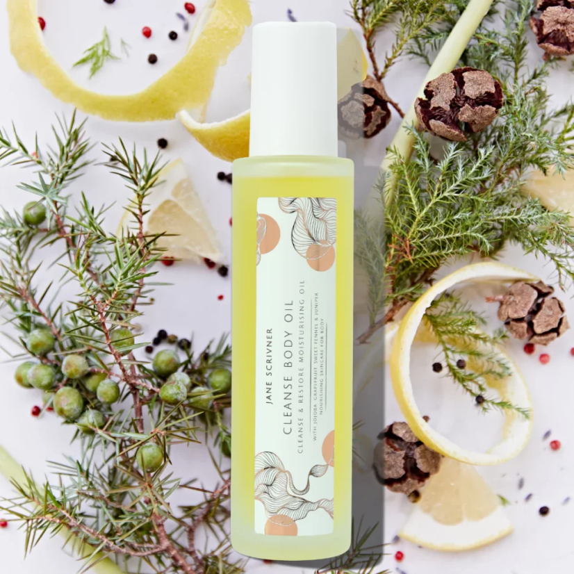 Jane Scrivner Tělový a koupelový olej Cleanse - ČISTOTA
