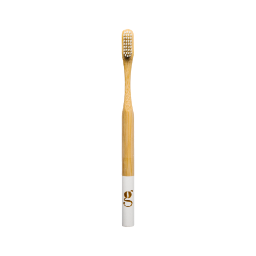 grums bamboo toothbrush (white)