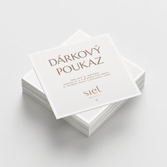Tištěný dárkový poukaz na nákup v e-shopu Siel Beauty