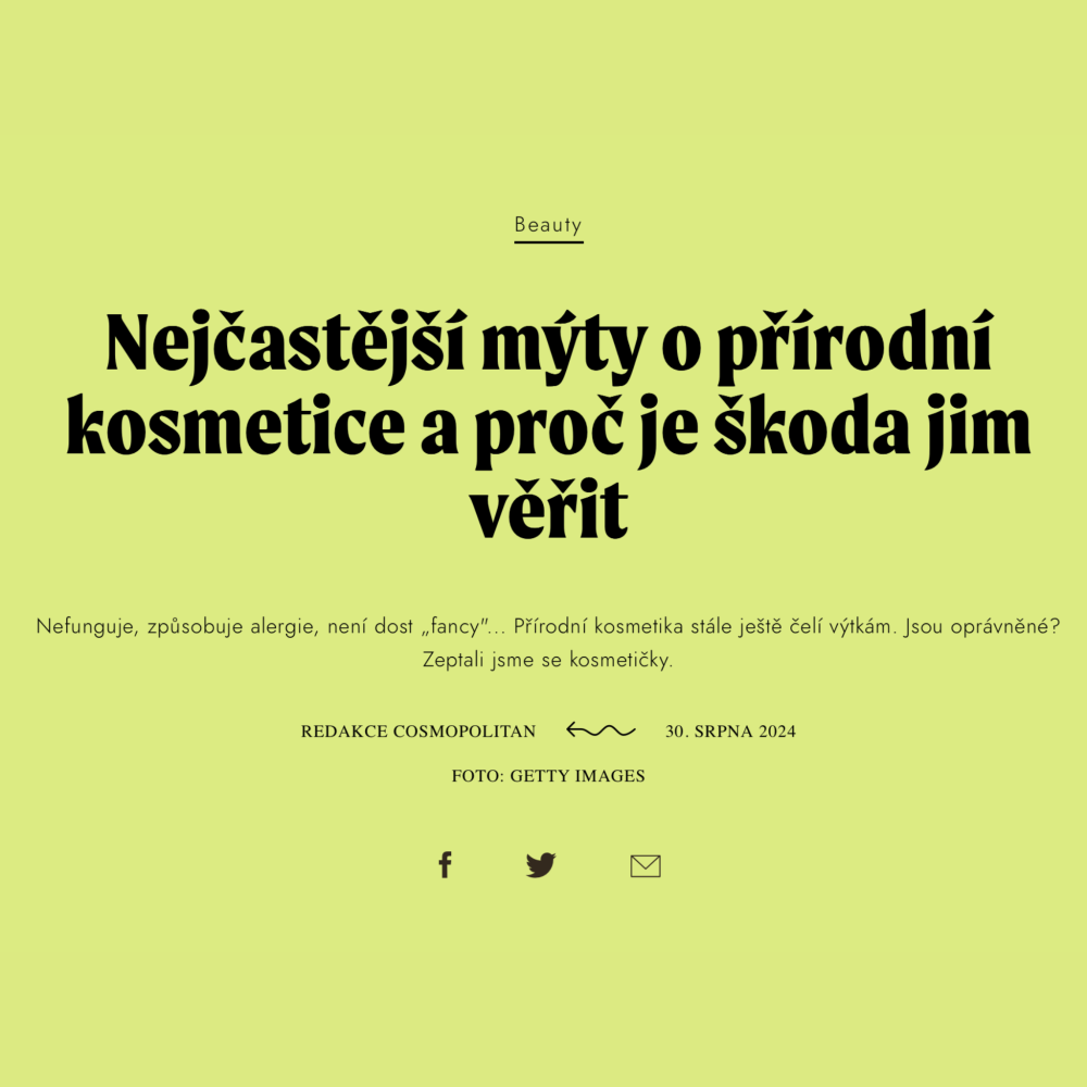 Cosmopolitan - rozhovor